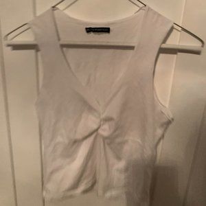 Womens Brandy Belleville White Tank